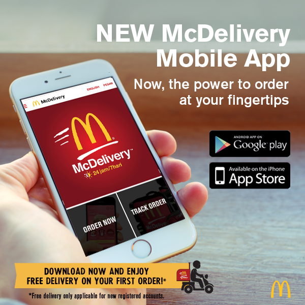 mcdonald delivery number in malaysia