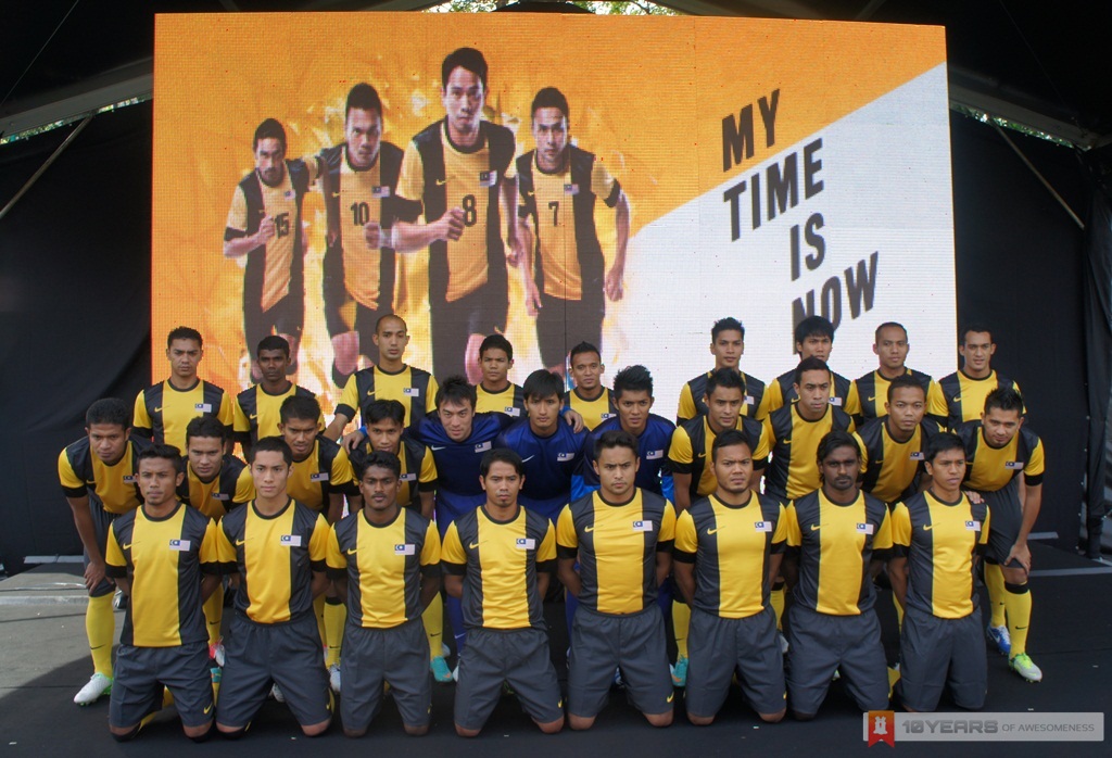 2012 Malaysia National Football Home Jersey by Nike