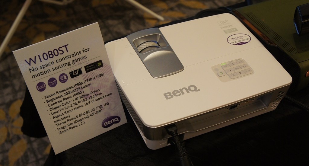 BenQ W1080ST Full HD Short Throw Projector
