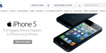 Maxis iPhone 5 Find Out More
