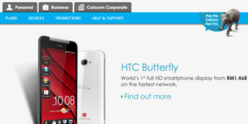 Celcom HTC Butterfly