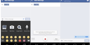 Facebook messenger Voice Message