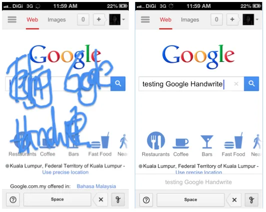 Google Handwrite 2