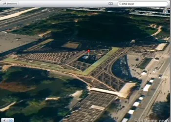 apple maps eiffel tower