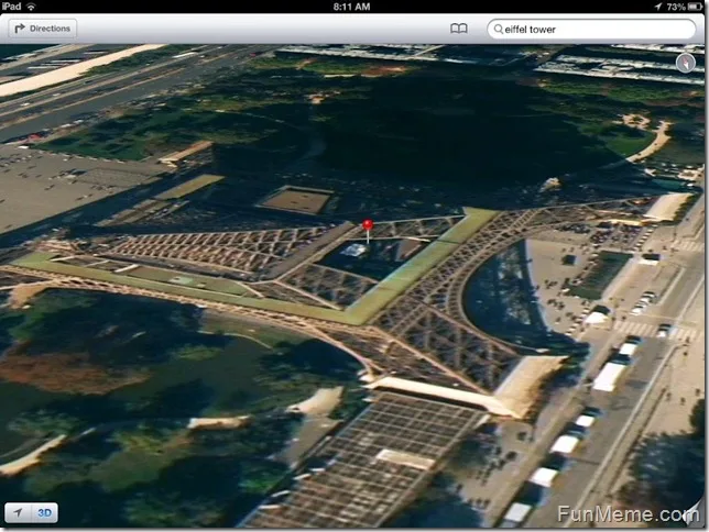 apple maps eiffel tower