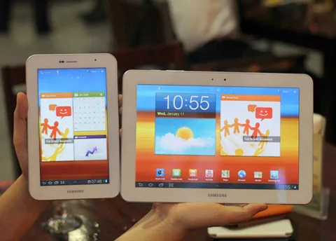 galaxy tab white