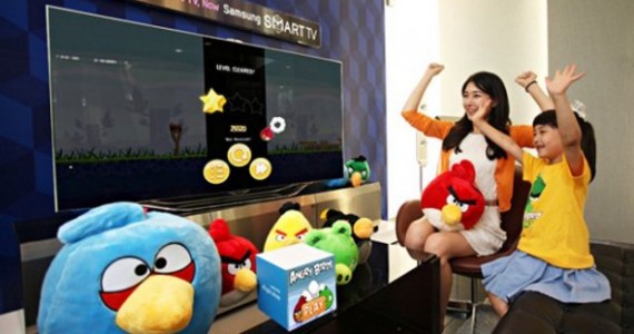 Angry Birds Invade HDTVs with Samsung SMART TV Range