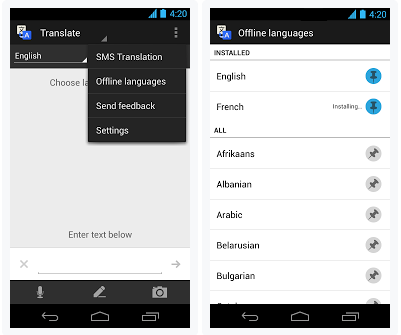 Google Translate 50 Offline Languages