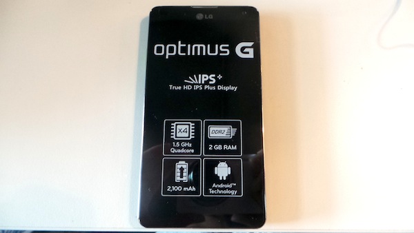 LG Optimus G Unboxing 6