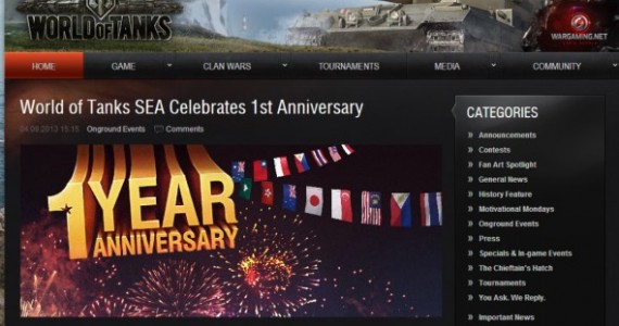 World of Tanks SEA To Celebrate 1st Anniversary Soon In Three Cities Simultaneously