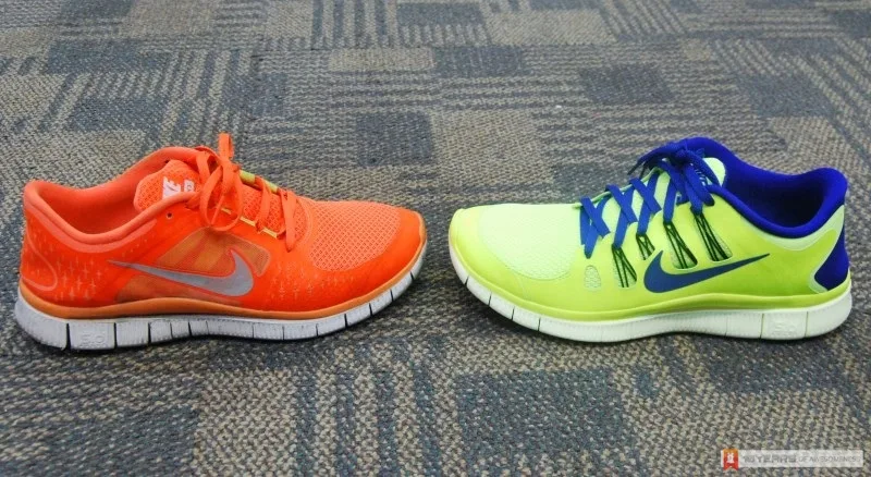 2012 Nike Free Run 3 vs 2013 Nike Free 5.0