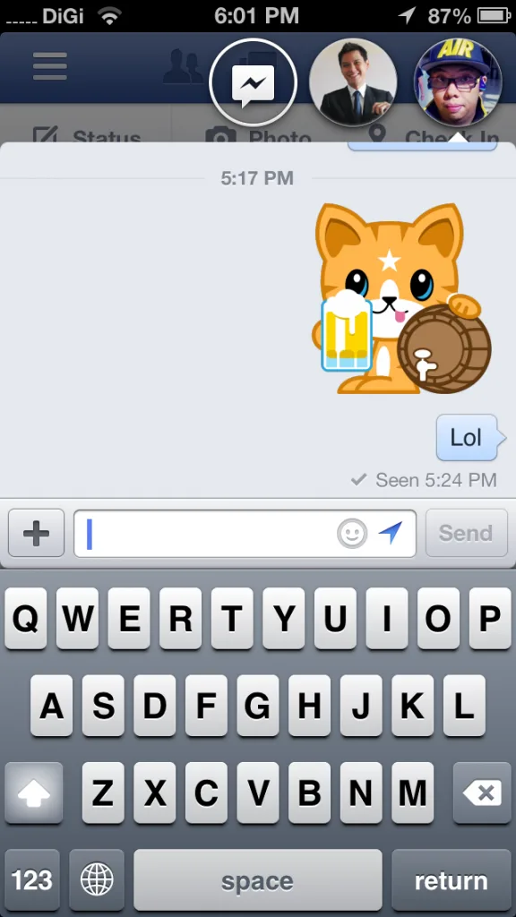 New FB App Chat