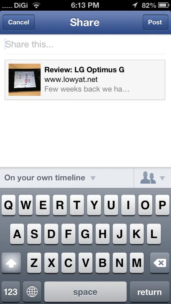 New FB App Share 1