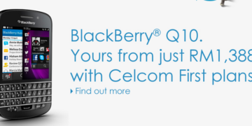 Celcom BlackBerry Q10
