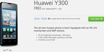 Maxis Huawei Y300