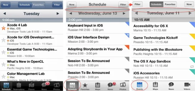 Flat WWDC App
