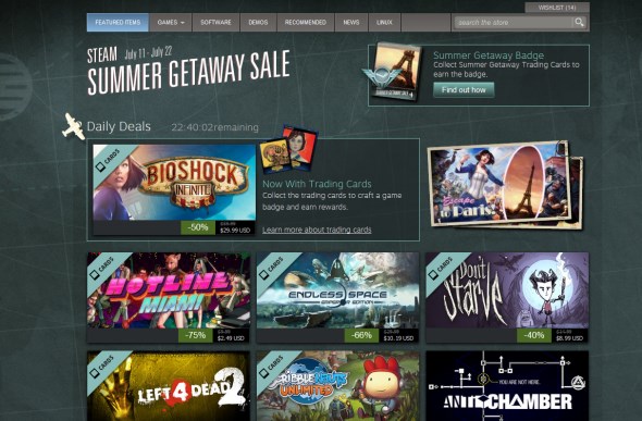 Steam Summer Getaway Sale 2013