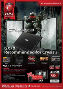 MSI GX70 Crysis 3 Edition