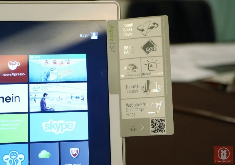 2013 Acer Aspire S7 Ultrabook