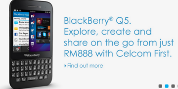 Celcom BlackBerry Q5