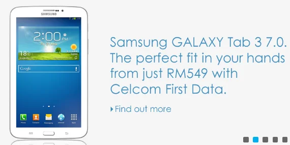 Celcom Galaxy Tab 3