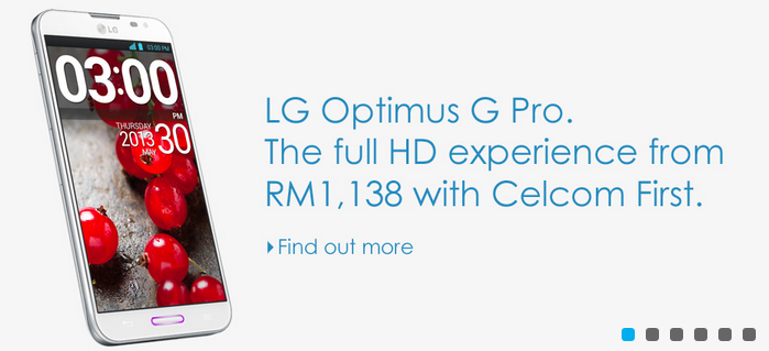 Celcom LG Optimus G Pro