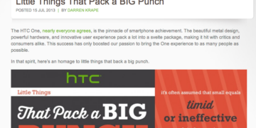 HTC One mini Tease