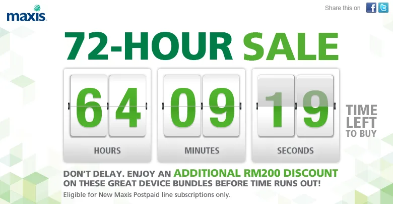 Maxis 72 Hours