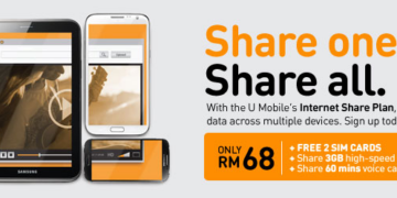 U Mobile Internet Share Plan