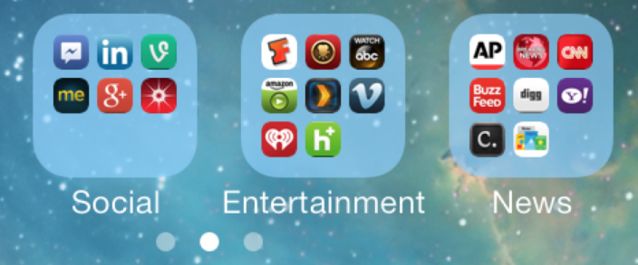 iOS 7 Beta 3 Folders