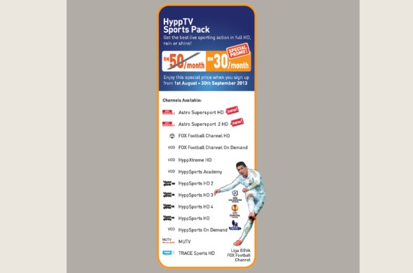 HyppTV Sports Pack - August 2013
