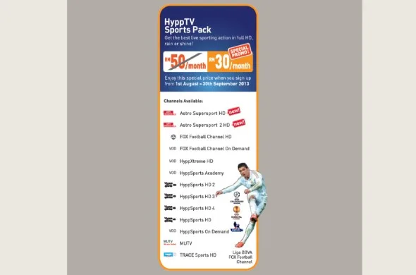 HyppTV Sports Pack - August 2013