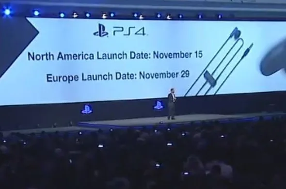 Sony PlayStation 4 US and UK Release Date Announcement @ Gamescom 2013