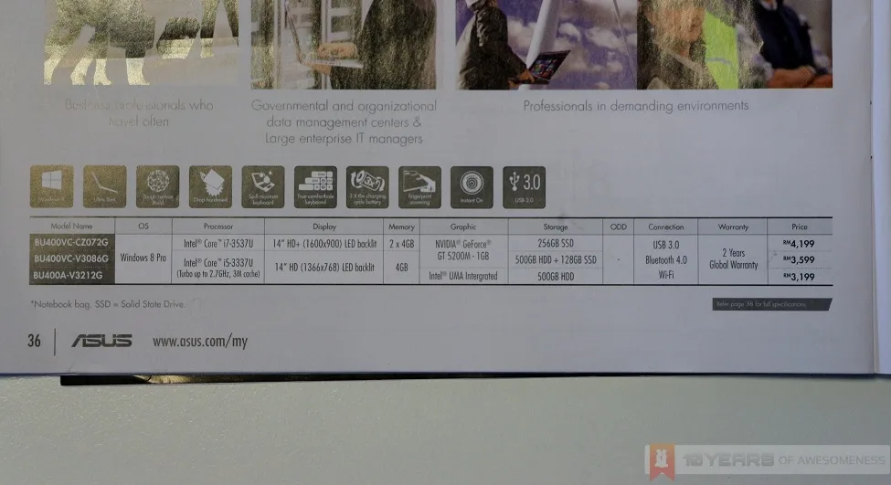 asuspro-advanced-specs