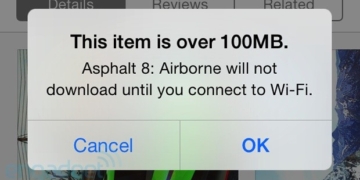 App Store 100MB download limit