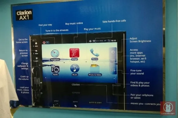 Clarion AX1 Android Car Stereo 02