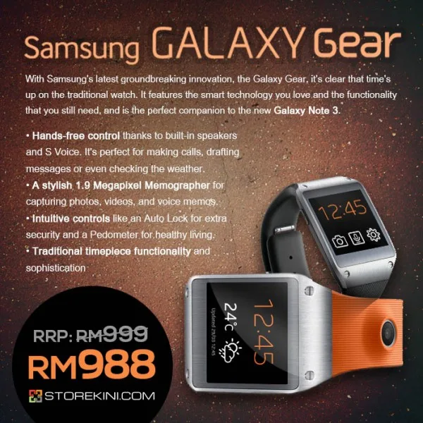 Galaxy Gear poster