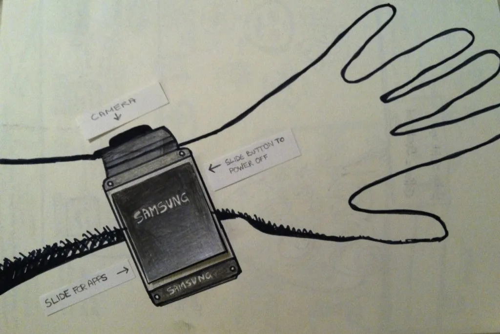 VentureBeat Galaxy Gear Sketch