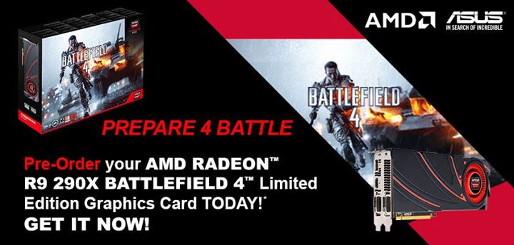 ASUS Malaysia Radeon R9 290X Battlefield 4 Edition Pre-Order