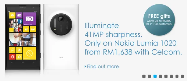 Celcom Lumia 1020