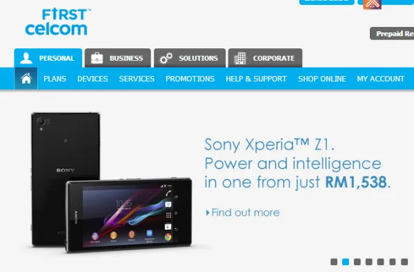 Celcom Xperia Z1