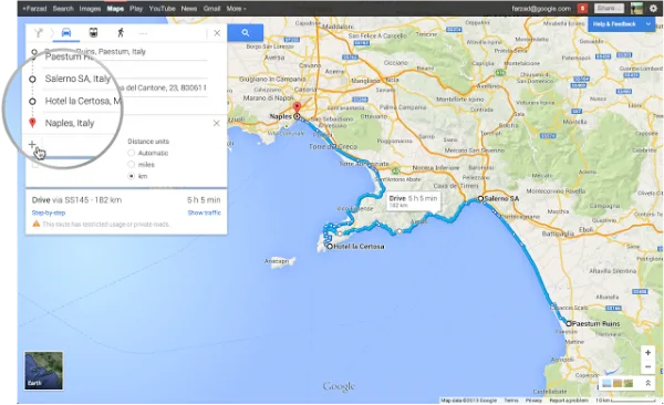Google Maps Multiple Destinations