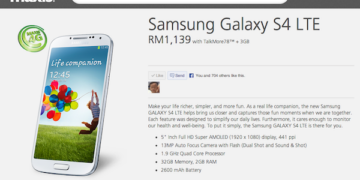 Maxis Reduces Galaxy S4 LTE Price