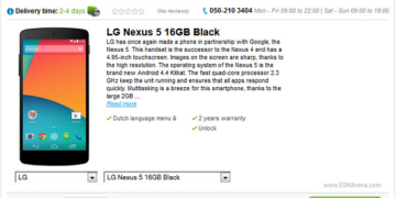 Nexus 5 Netherland