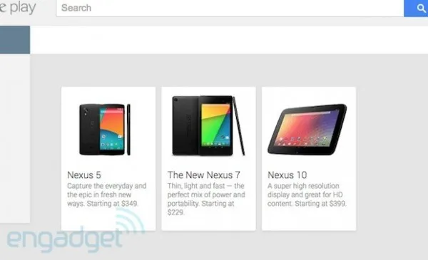 Nexus 5 on play store 1