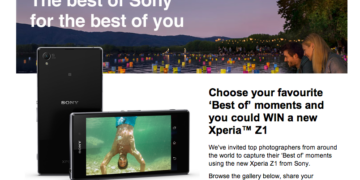 Xperia Z1 Best of contest