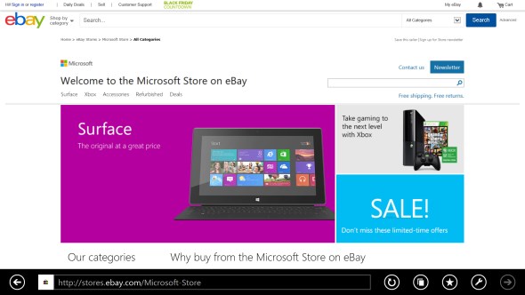 Microsoft Store on eBay