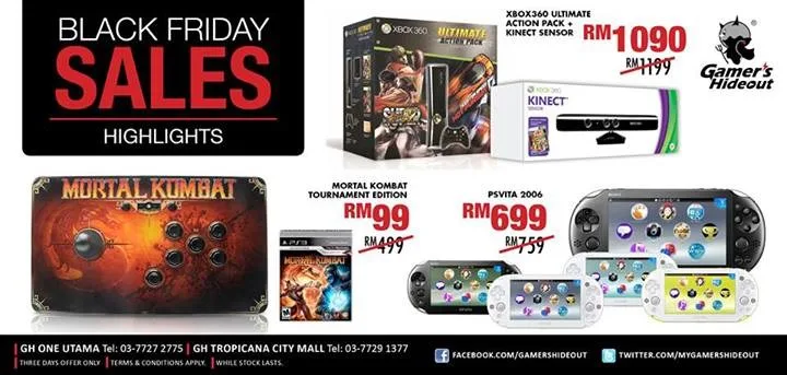 Gamer's Hideout Black Friday Deal Example