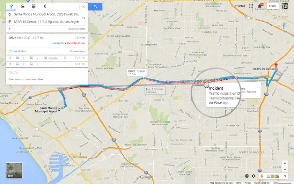 Google Maps Waze Report