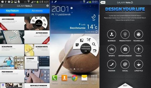 Note 3 Experience